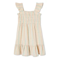Robe à smocks tissée George pour petites filles