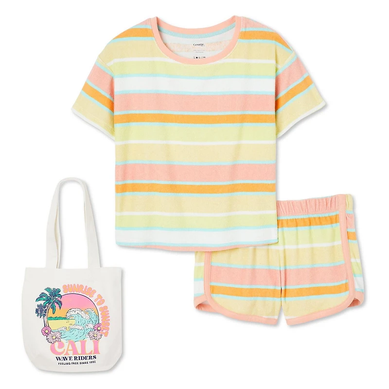 George Girls' Cover-Up 3-Piece Set, Sizes XS-XL