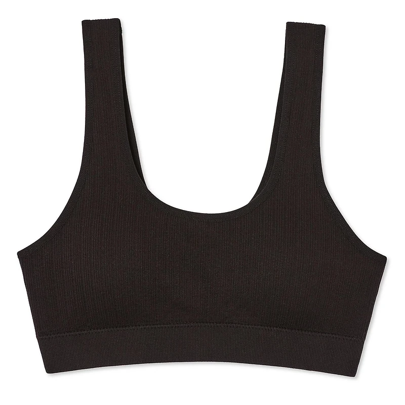 No Boundaries Women's Seamless Double Scoop Bra, Sizes S-XXL