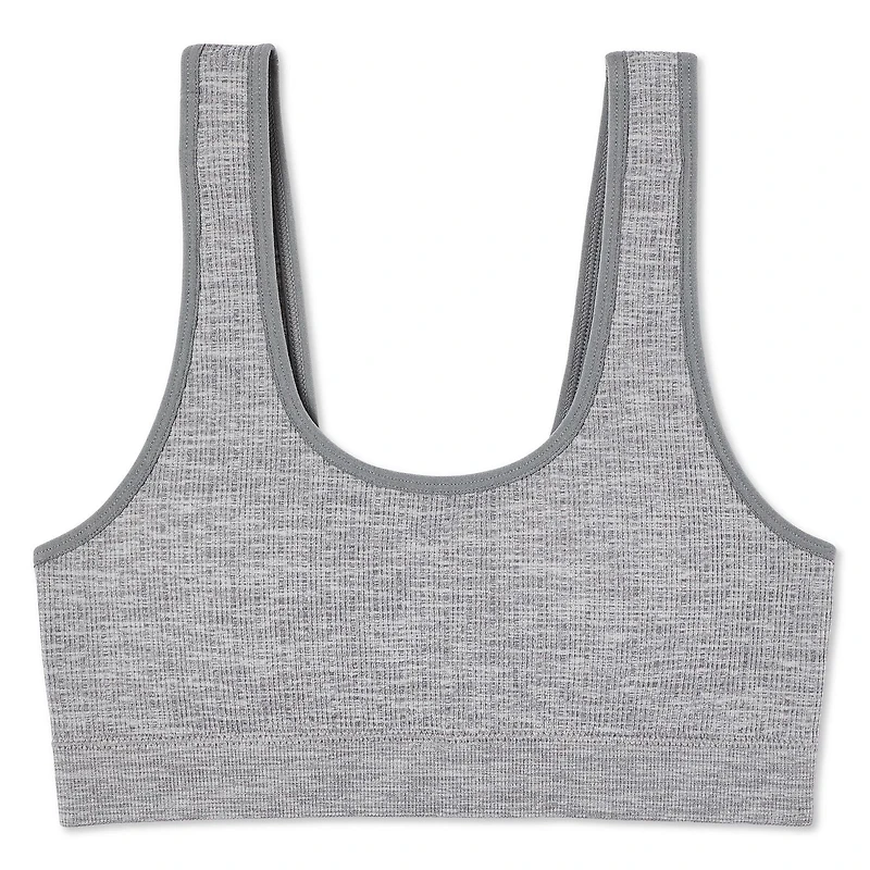 No Boundaries Women's Seamless Double Scoop Bra, Sizes S-XXL