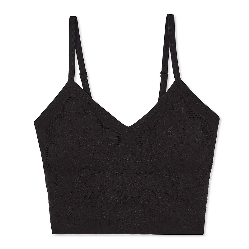 Soutien-gorge long sans coutures No Boundaries pour femmes Tailles P-TTG