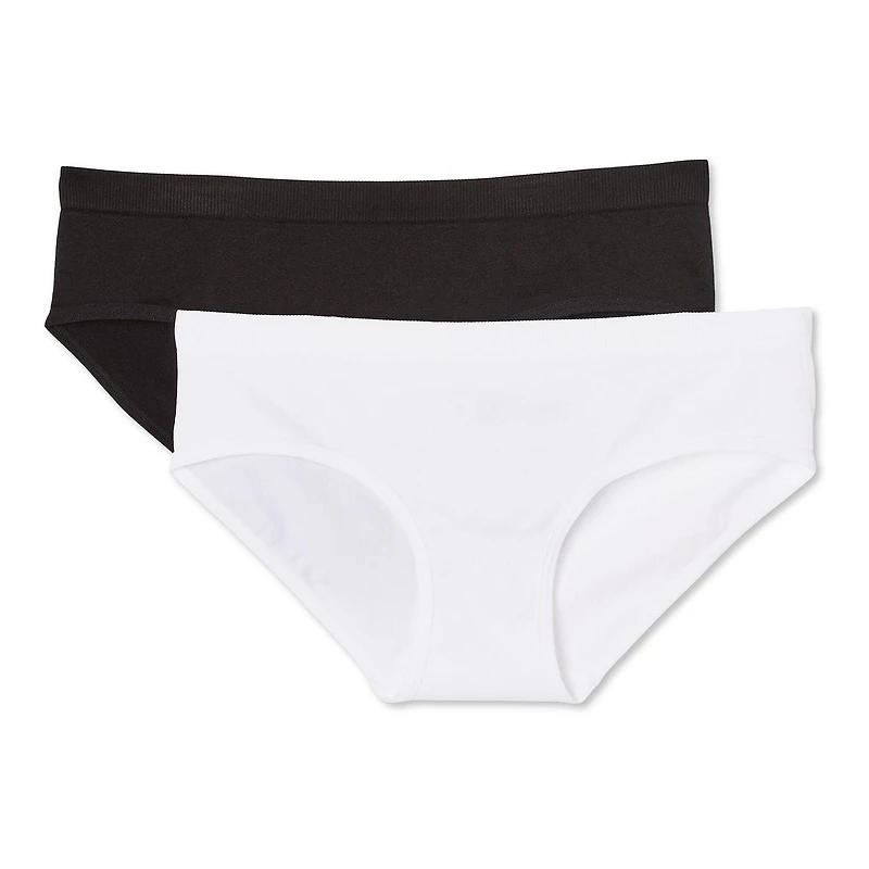 No Boundaries Women's Seamless Brief 2-Pack, Sizes S-XXL