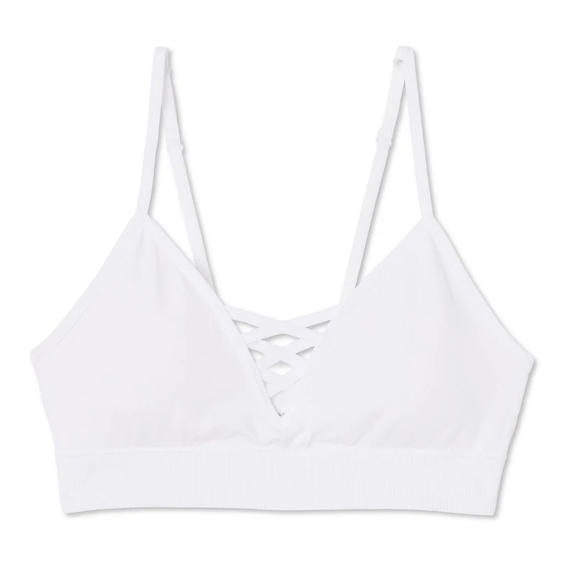 No Boundaries Women's Strappy Cami Bra, Sizes S-XXL