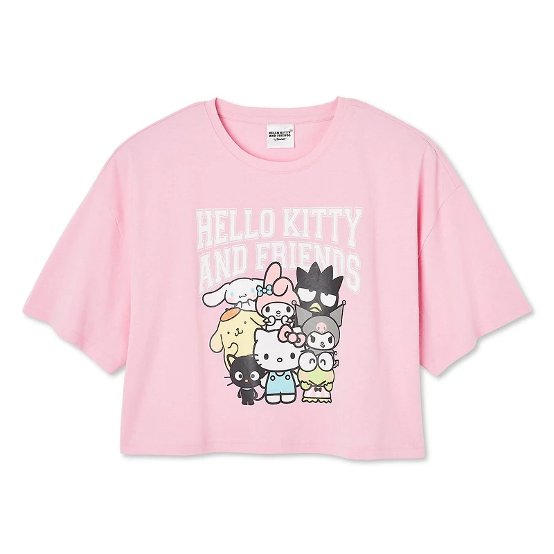 Hello Kitty and Friends Women's Cropped Tee
