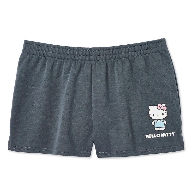 Short en molleton Hello Kitty pour femmes