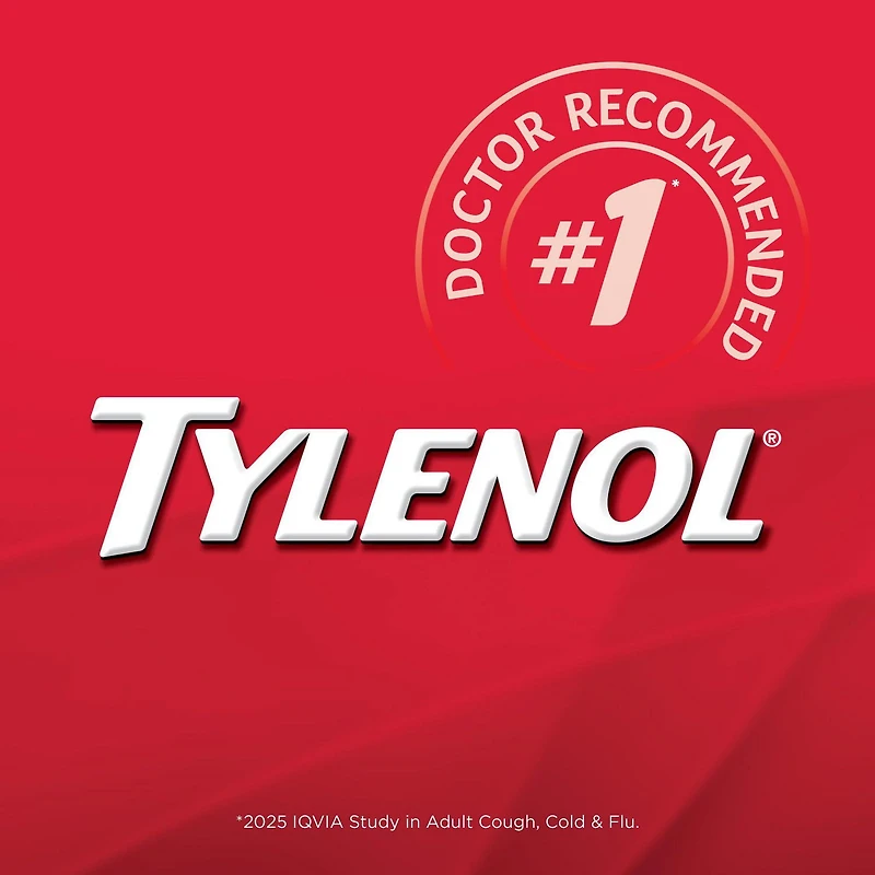 Tylenol Complet Rhume, toux et grippe Plus anti-mucosités, Jour, soulage les symptômes de rhume, toux et grippe, 40 gélules