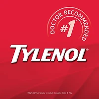 Tylenol Complet Rhume, toux et grippe Plus anti-mucosités, Jour, soulage les symptômes de rhume, toux et grippe, 40 gélules