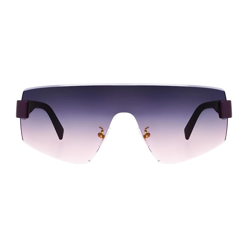 Madden NYC Rimless Shield Sunglasses