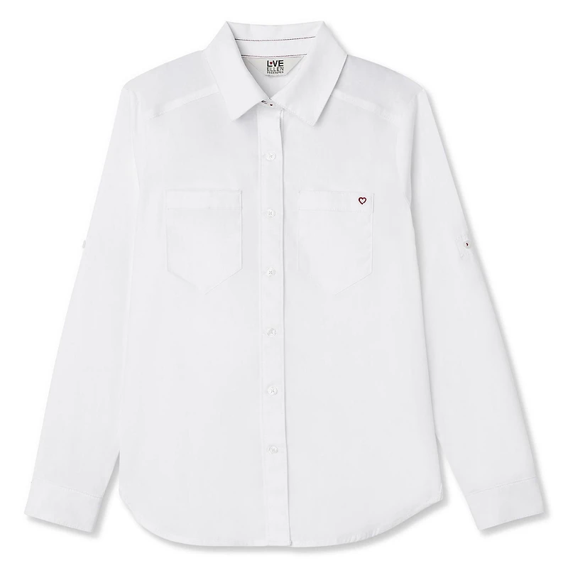 LOVE Ellen DeGeneres - Chemise brodée boutonnée Love