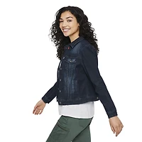LOVE Ellen DeGeneres Love Script Denim Jacket