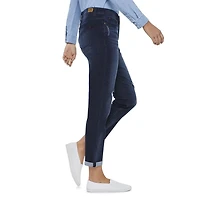 LOVE Ellen DeGeneres Stevie Relaxed Mid-Rise Script Pocket Jeans