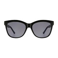 Time & Tru Women's Black Square Sunglasses