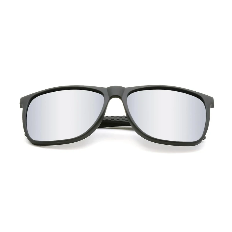 Athletic Works Polarized Black Square Sunglasses
