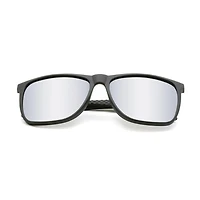 Athletic Works Polarized Black Square Sunglasses
