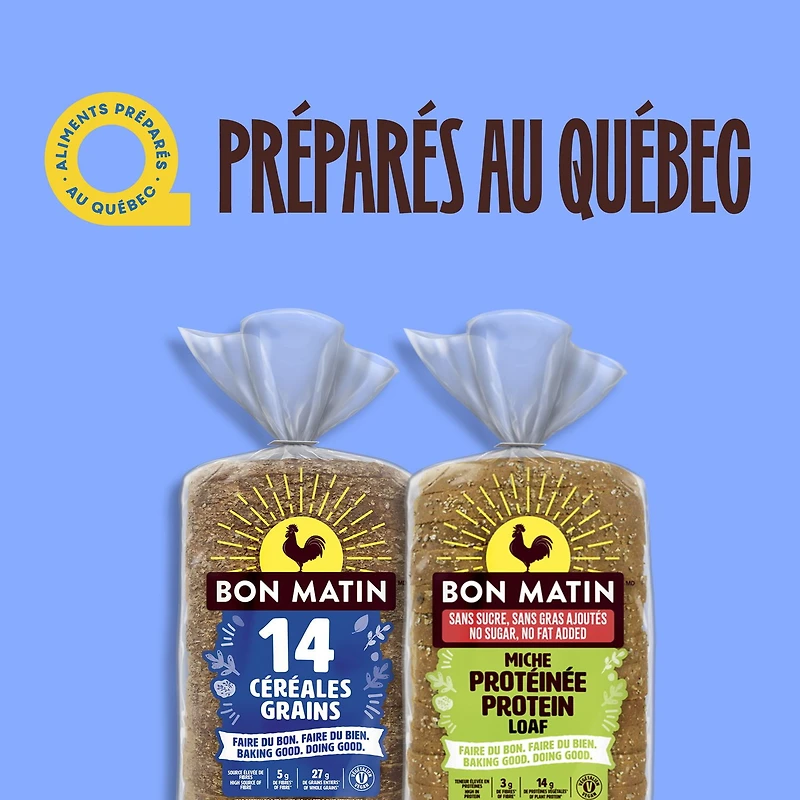 Bon Matin™ Artisan-Style  Oatmeal Sliced Bread, 600 g
