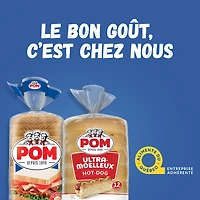 POM® Superclub Sandwich 100% Whole Grain Wheat Sliced Bread, 675 g