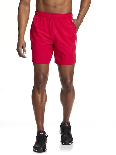 Short d'entraînement Reebok Pace Breaker pour homme, entrejambe de 7"
