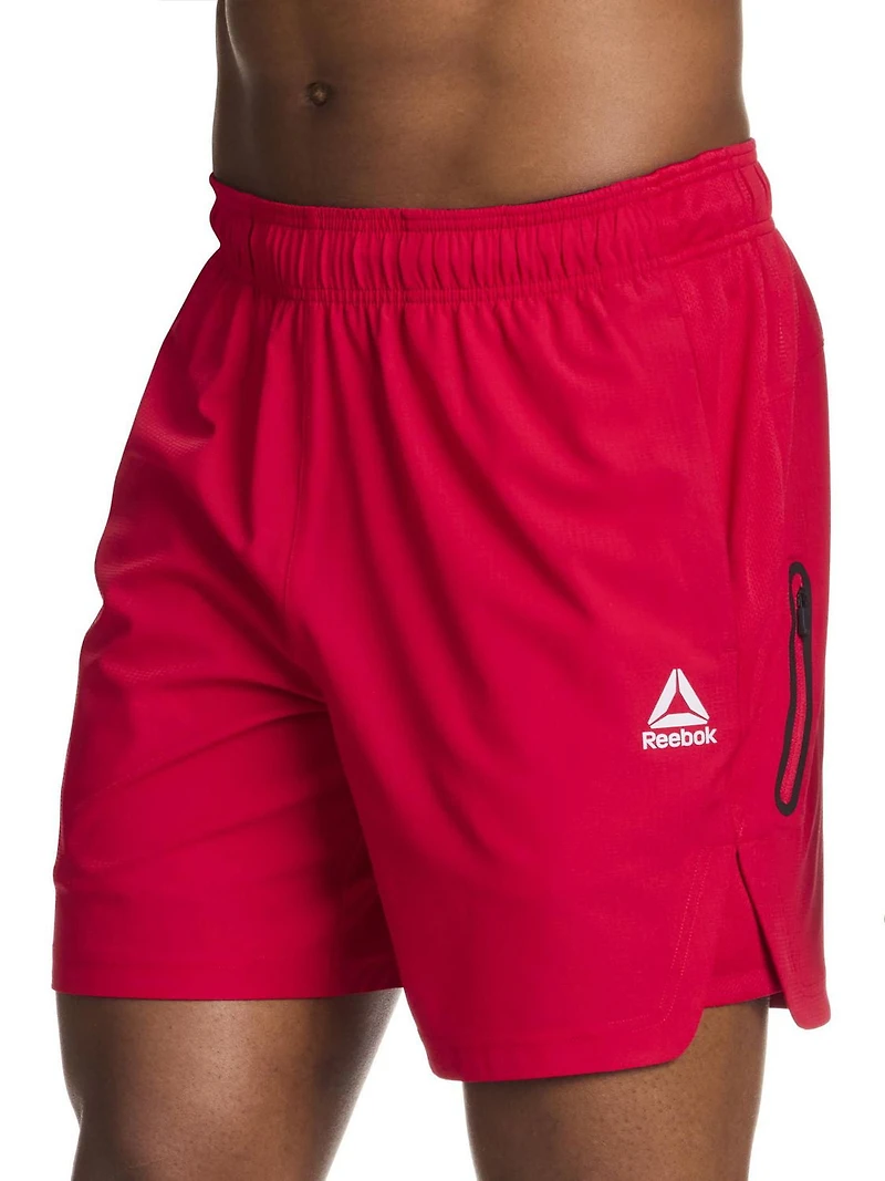 Short d'entraînement Reebok Pace Breaker pour homme, entrejambe de 7"