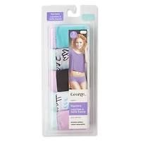 Lot de 5 paires de culottes à taille basse George pour femmes