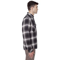 Chemise Dark Black avec poches et à manches longues pour homme