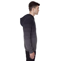 Chandail manches longues à capuchon Dark Black