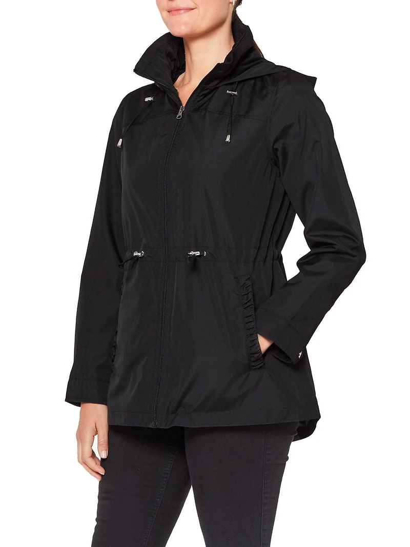 Details Women's Lightweight Water Resistant Parka A Pocket