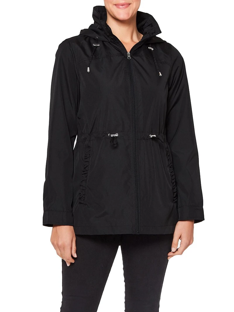Details Women's Lightweight Water Resistant Parka A Pocket