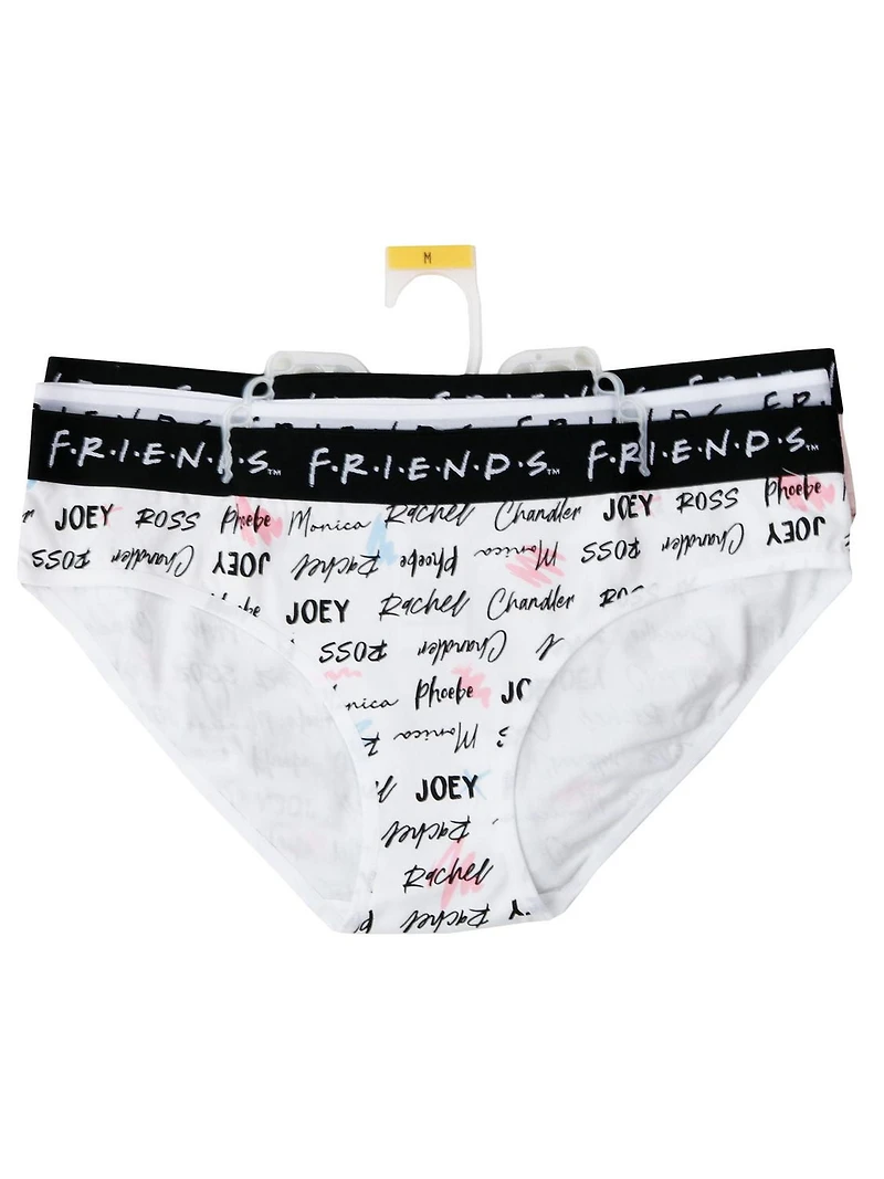 Wome's Friends  Three Pack Hipster Briefs