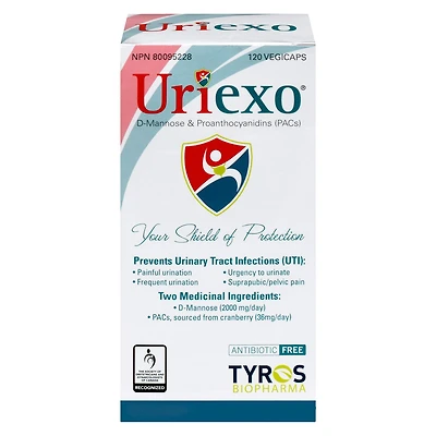 Uriexo Double Action 120 Caps