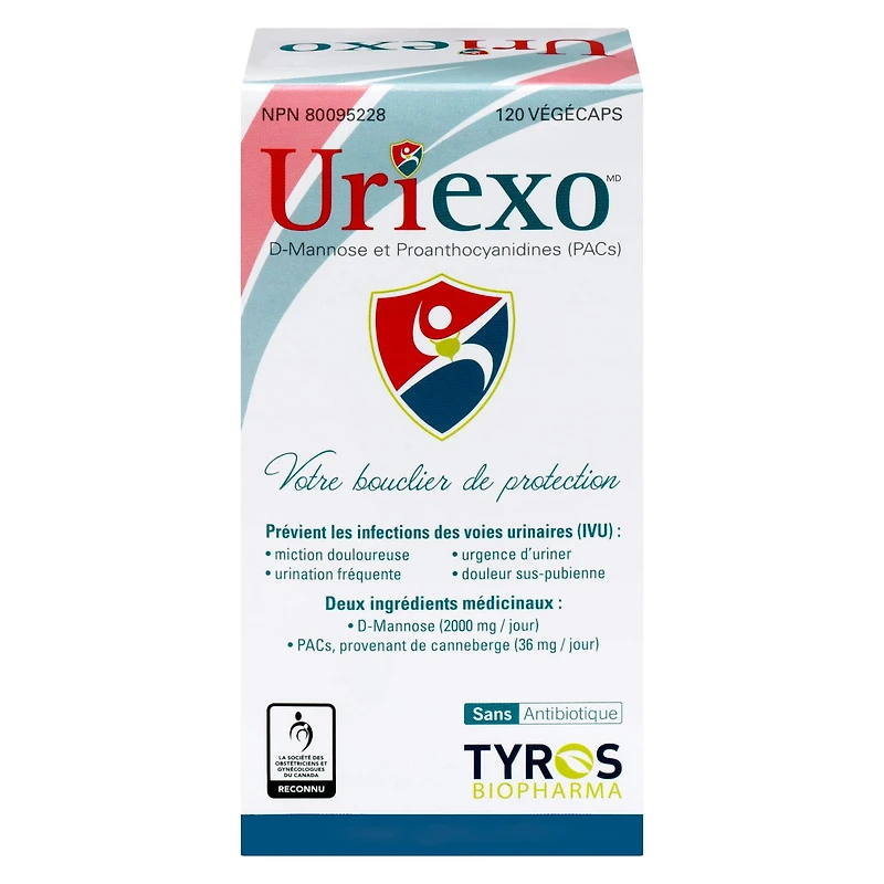 Uriexo Double Action 120 Caps
