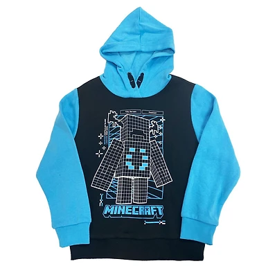 Minecraft Boys Warden Specs Long Sleeve Hoodie