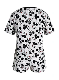 Ensemble de pyjama deux pièces pour dames de Disney Mickey Mouse