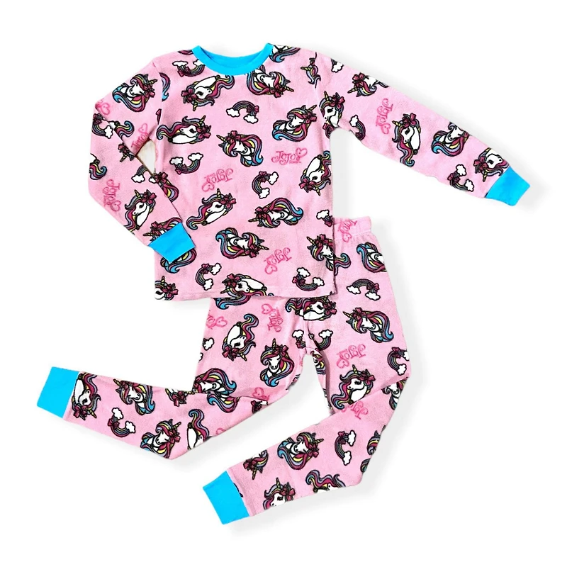 Jojo Siwa Girl's 2 Piece Pyjama Set. Includes long sleeve pant and top