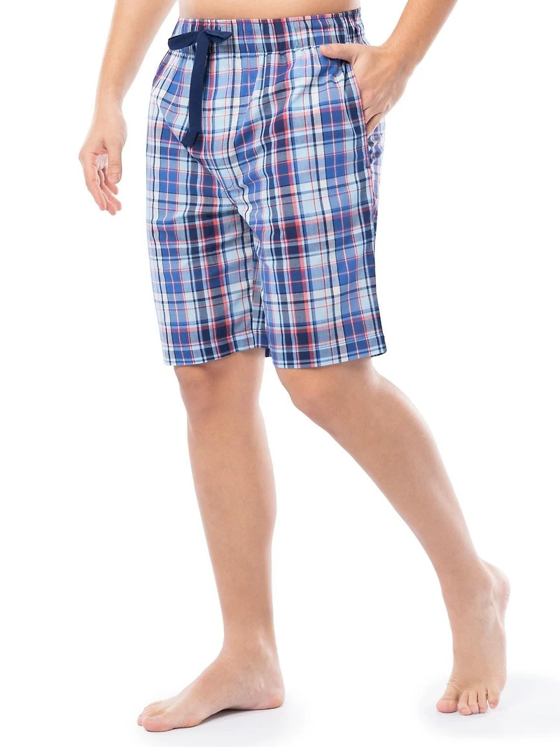 Short de nuit léger et décontracté pour hommes de IZOD, bleu