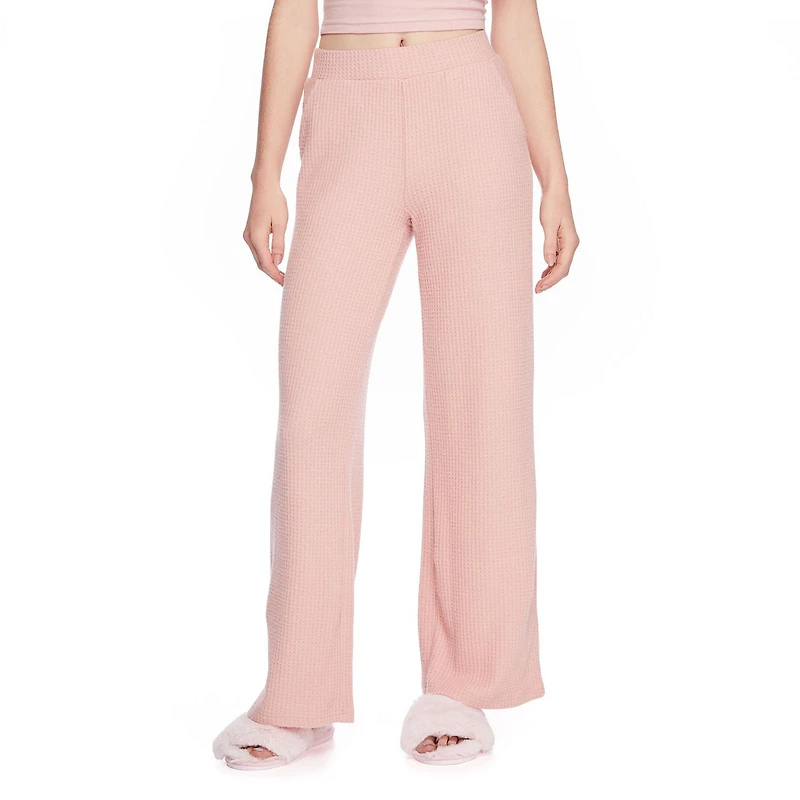 Pantalon en tricot gaufré No Boundaries pour femmes