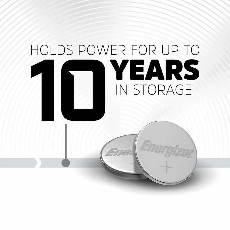 Energizer 2025 Batteries (2 Pack), 3V Lithium Coin Batteries