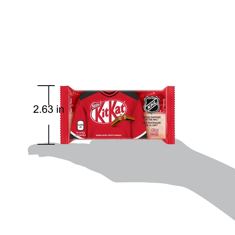 Barre NESTLÉ KITKAT 4 bâtonnets Chocolat au lait 45 g Prizm Football