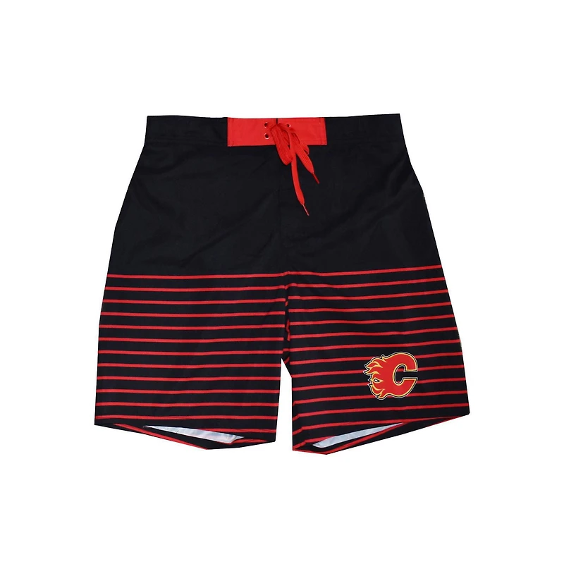 Men's NHL Horizontal Alternate Calgary Swim Trunks