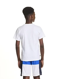 Reebok Boys Fragments Short Sleeve Graphic Tee