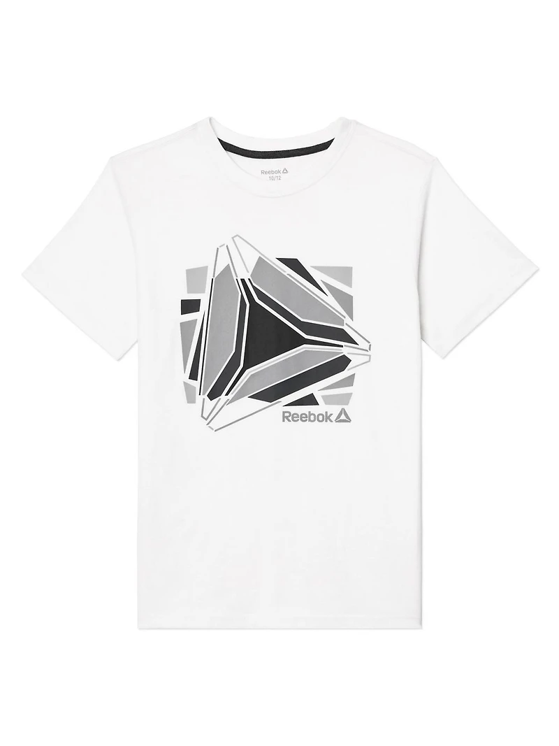 Reebok Boys Fragments Short Sleeve Graphic Tee
