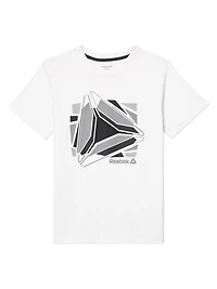 Reebok Boys Fragments Short Sleeve Graphic Tee