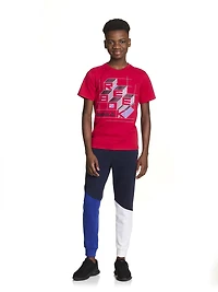 T-shirt graphique à manches courtes Constructive pour garçons de Reebok