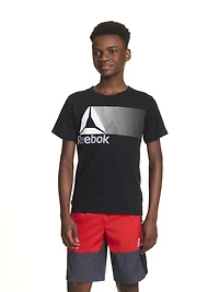 T-shirt graphique à manches courtes Rush de Reebok pour garçons