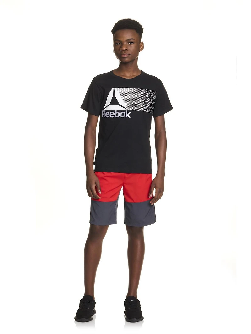 T-shirt graphique à manches courtes Rush de Reebok pour garçons