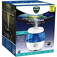 Humidificateur ultrasonique à vapeur froide Beaux Rêves VUL575C Vicks Un environnement apaisant