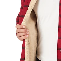 Wrangler Veste Chemise Doublée Sherpa Pour Homme