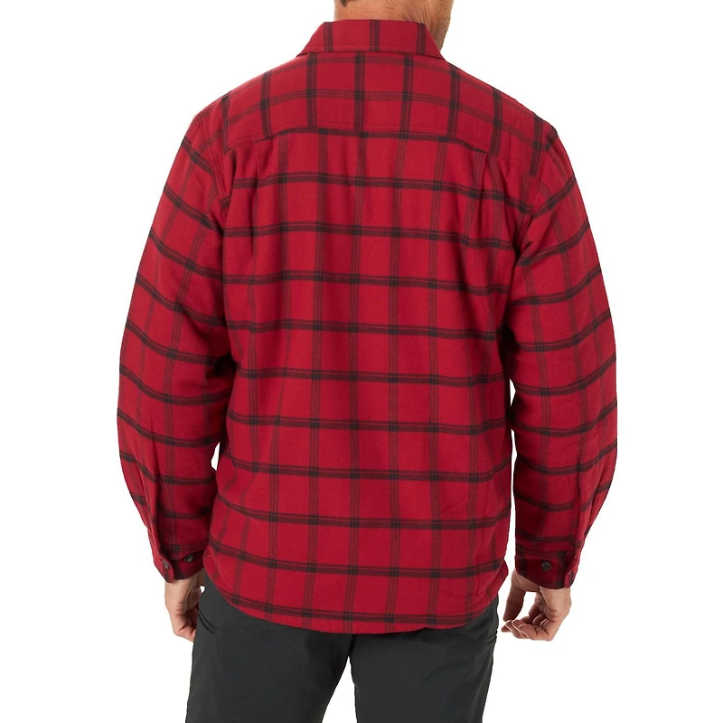 Wrangler Veste Chemise Doublée Sherpa Pour Homme