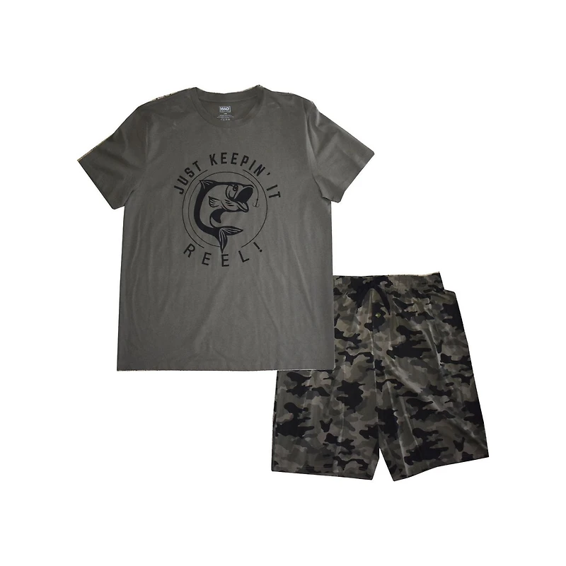 Men's Keepin It Reel 2 Piece Sleep Set