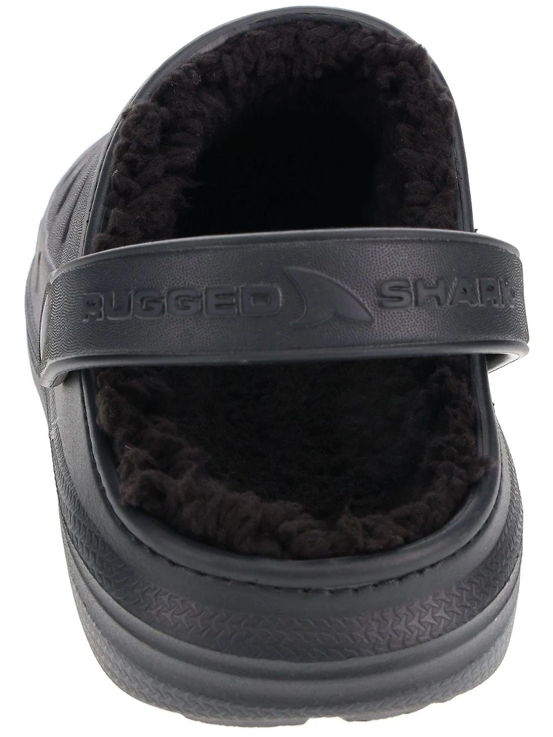 Rugged Shark Women's Faux Fur Clog Shoes