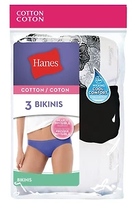 Hanes Women's P3 Comfort Cotton Bikini
